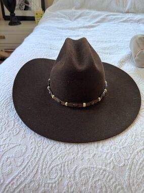 Rodeo King Felt Cowboy Hat - Chocolate Brown